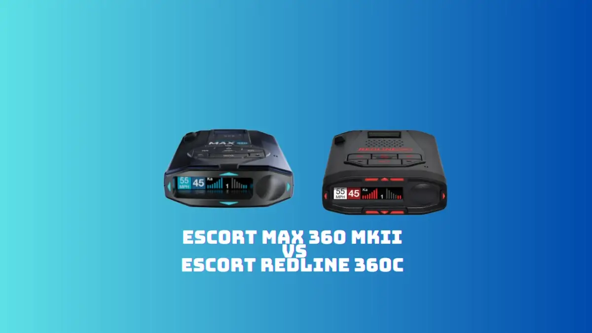 Escort MAX 360 MKII vs escort redline 360c Main